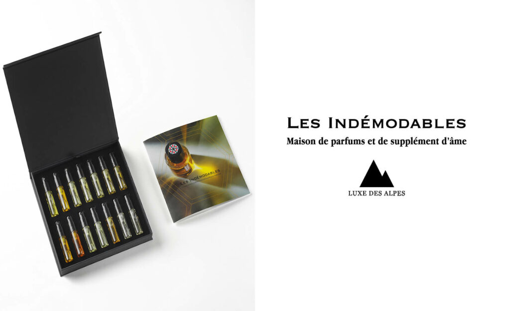 Coffert découverte des parfums Les Indémodables ouvert