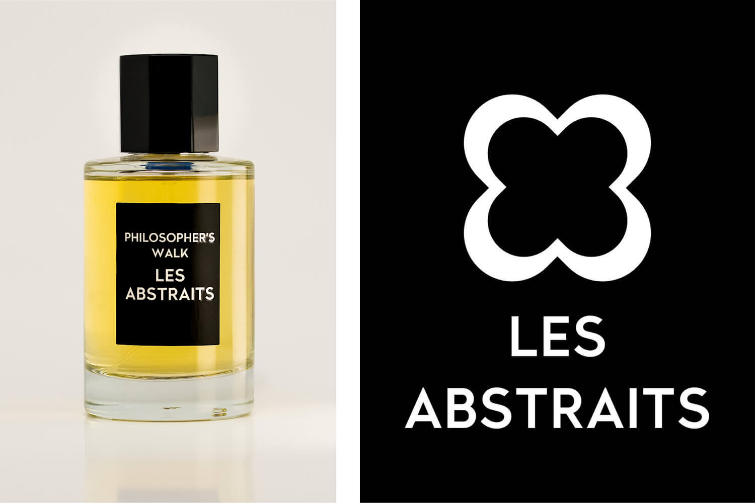 Flacon du parfum Philosopher's walk des Abstraits avec logo de la marque